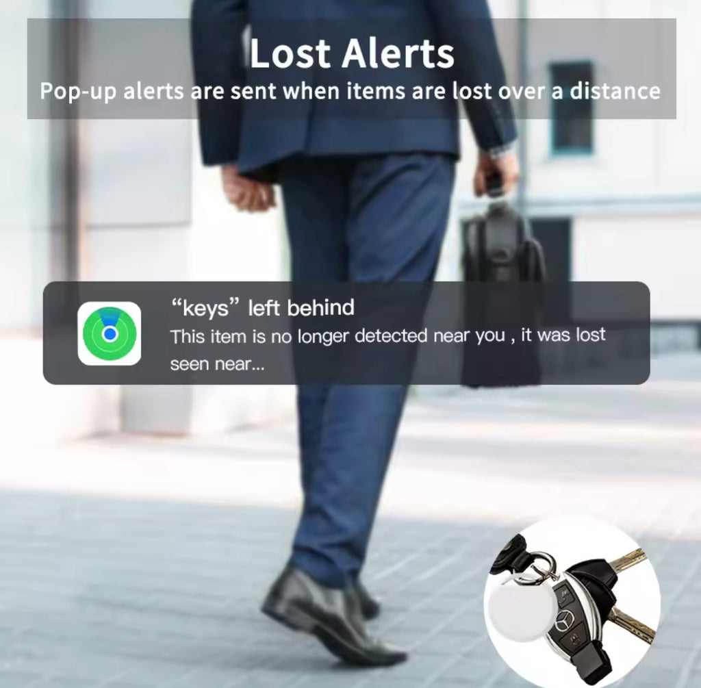 Bluetooth GPS Tracker Tag | Works with Apple Find My