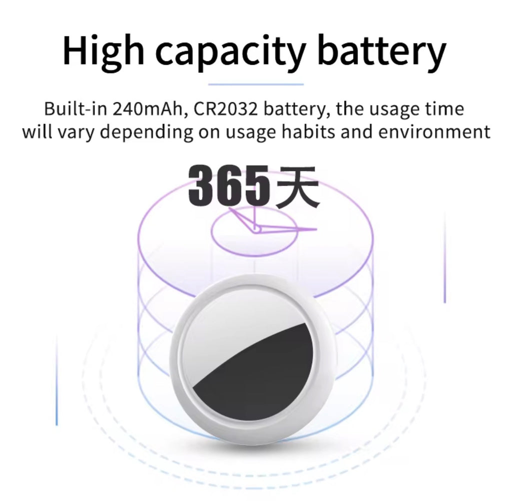 Bluetooth GPS Tracker Tag | Works with Apple Find My