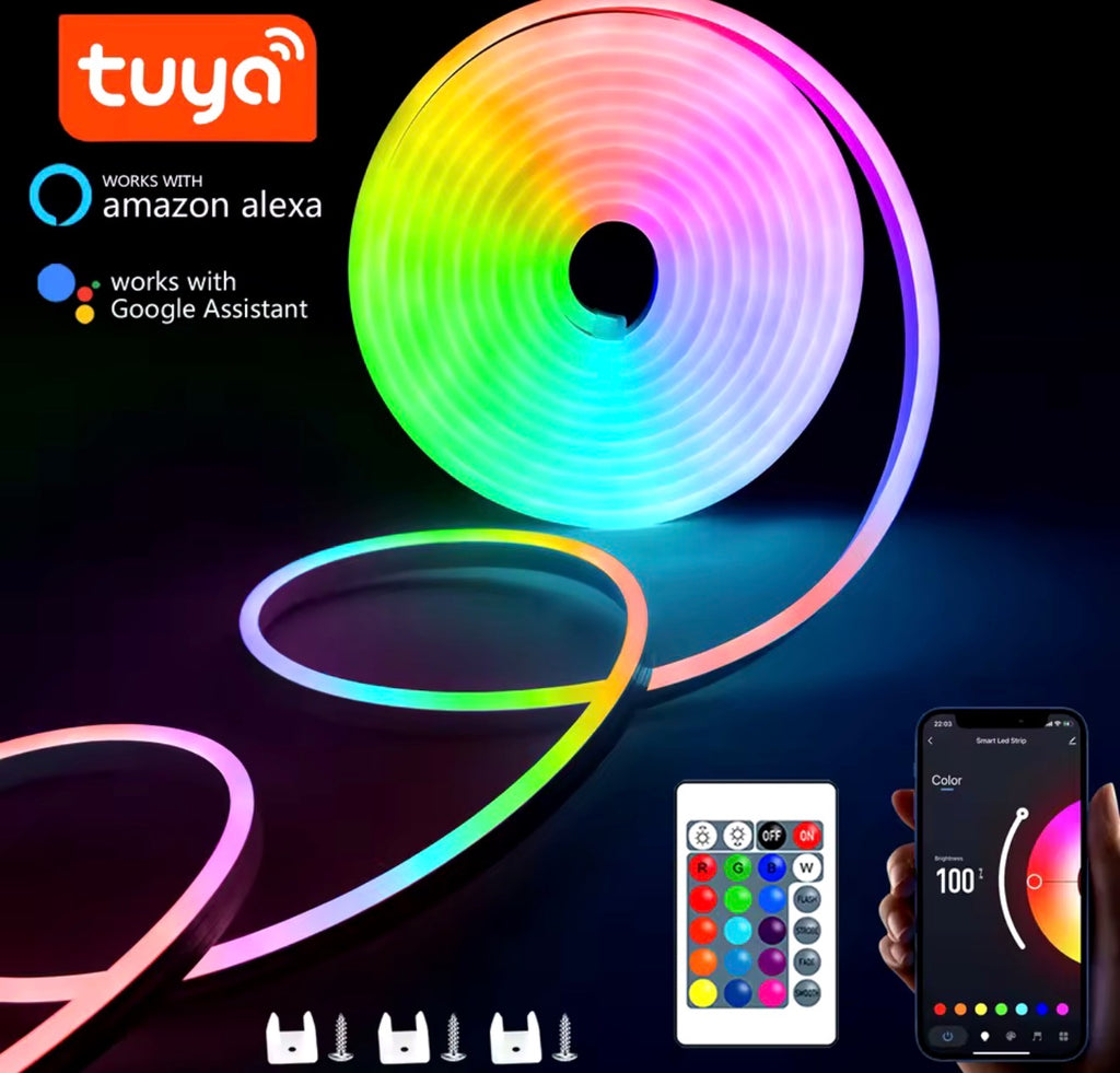 RGB Neon LED Strip Light | App & Remote Controlled
