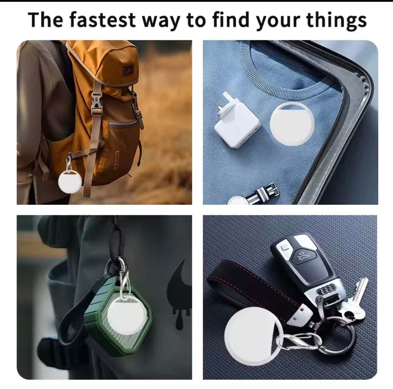 Bluetooth GPS Tracker Tag | Works with Apple Find My