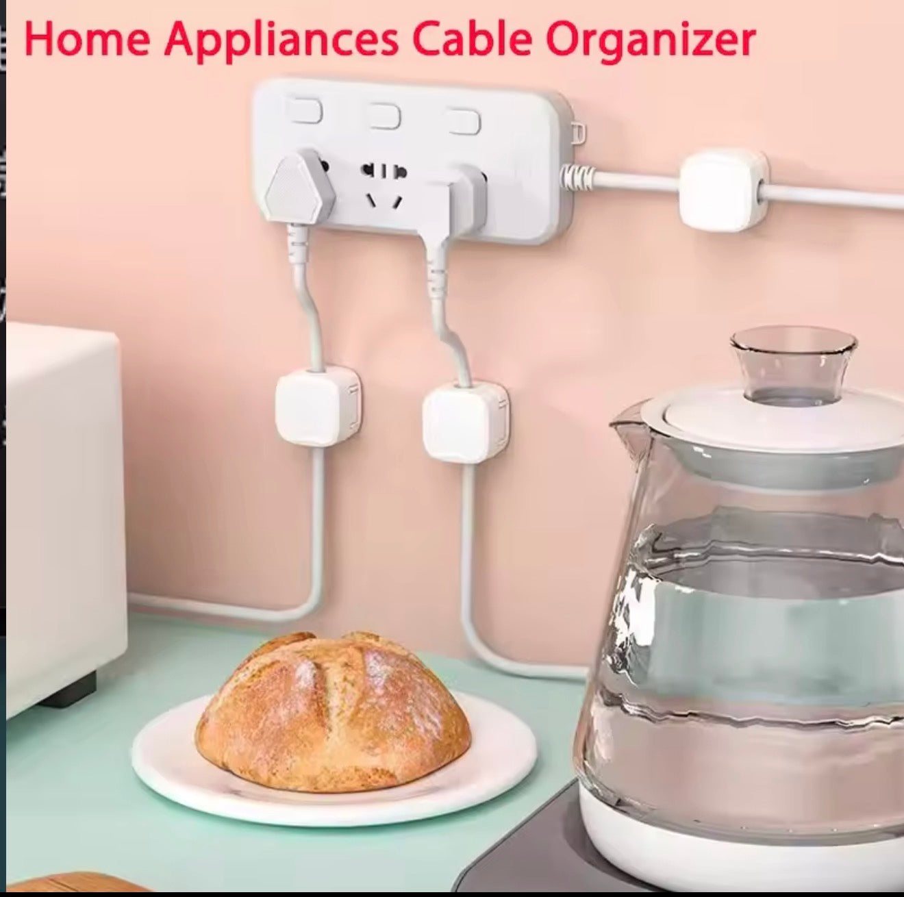 Magnetic Cable Clip Organizer