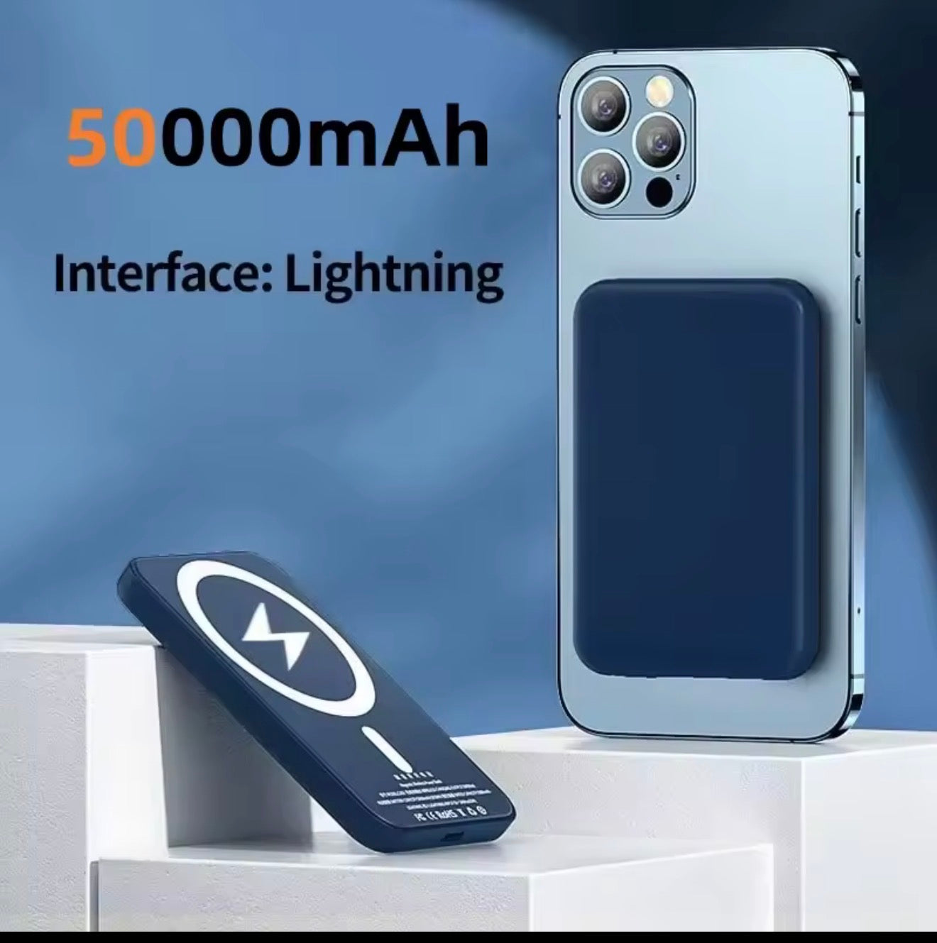 50,000mAh Magnetic Power Bank | 22.5W PD Fast Charging
