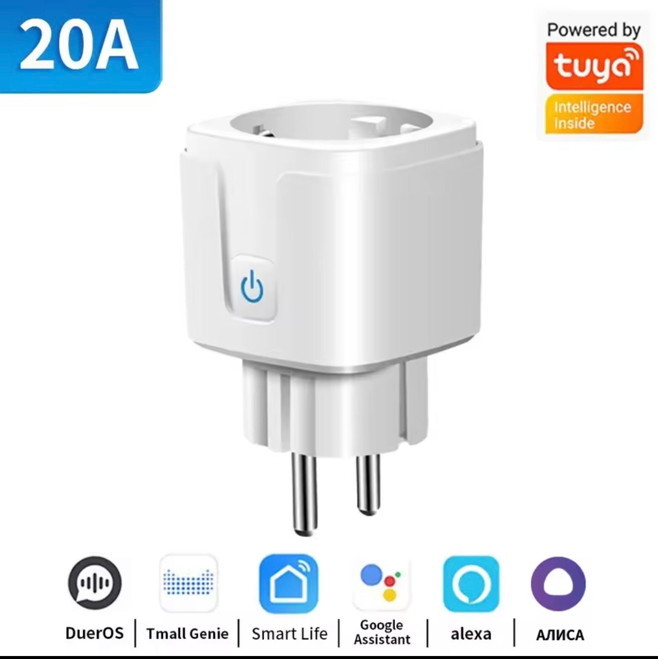 TNCE Tuya Smart Plug | WiFi / Zigbee Power Monitoring Socket
