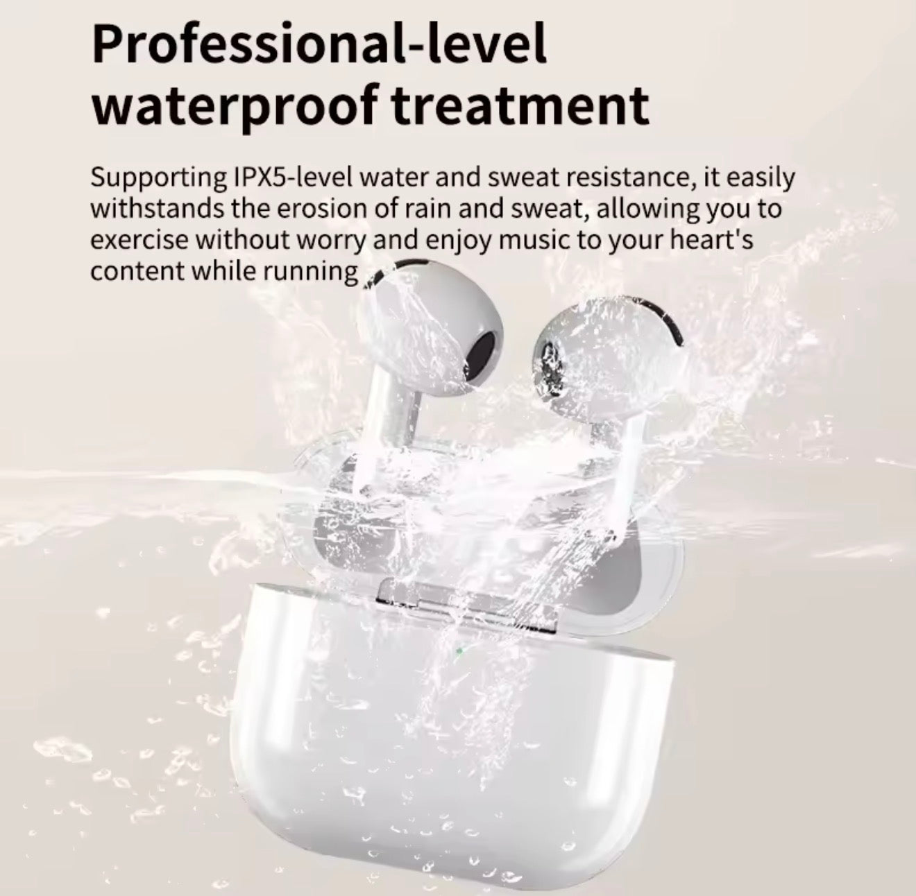 Wireless Bluetooth Earbuds with Charging Case | Touch Control