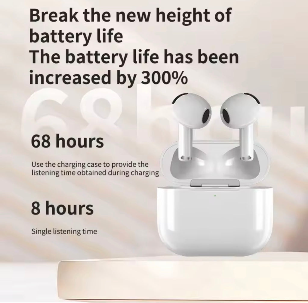 Wireless Bluetooth Earbuds with Charging Case | Touch Control