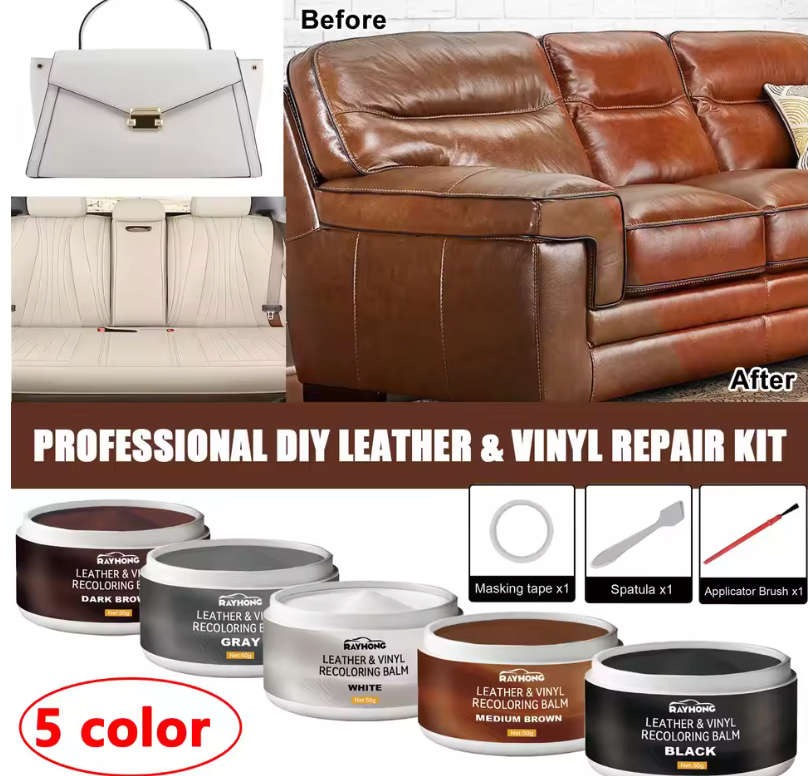 Leather Color Restorer Cream Kit