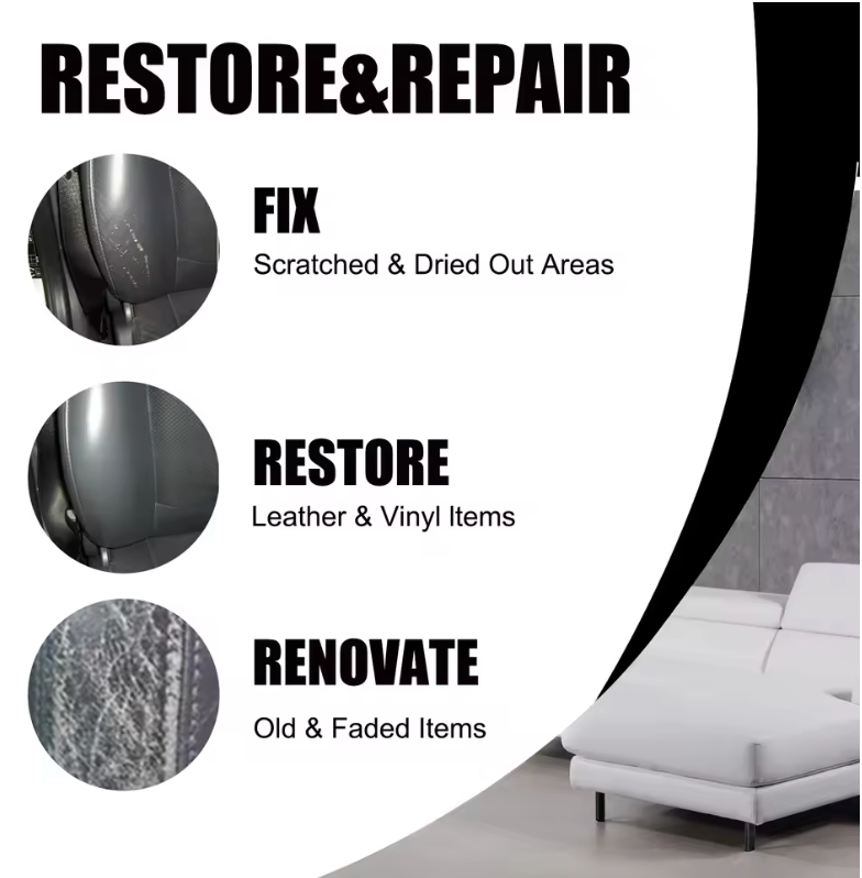 Leather Color Restorer Cream Kit