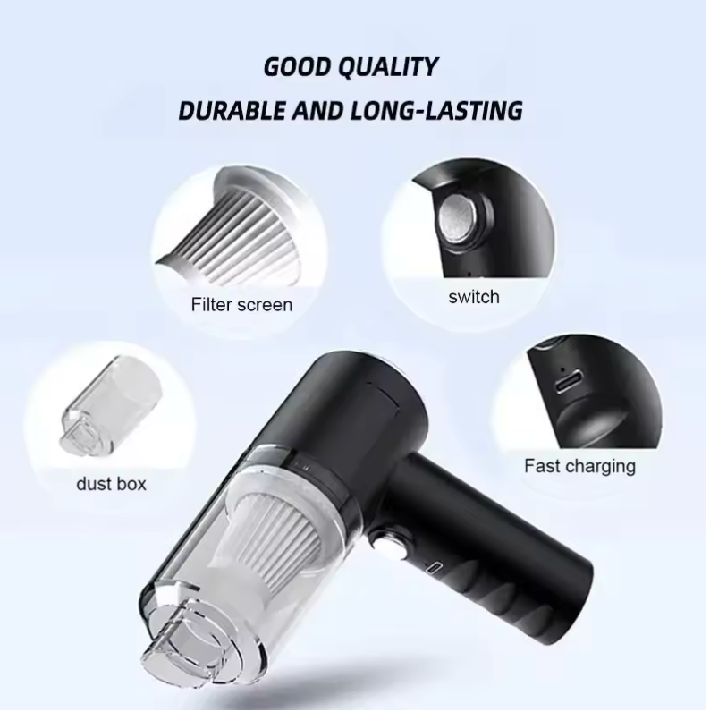 Portable Wireless Car Vacuum Cleaner (120W)