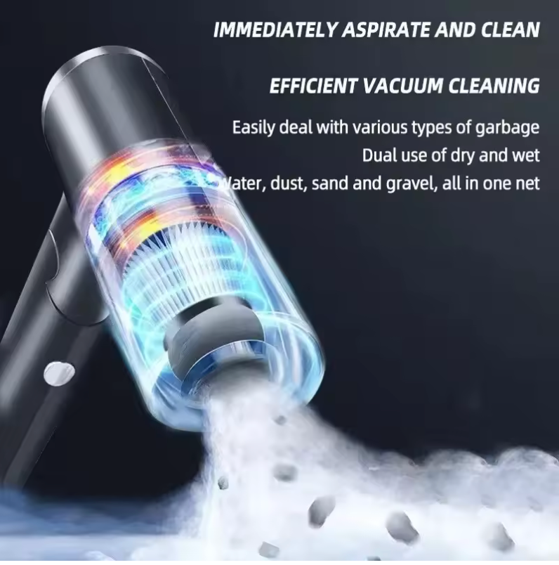 Portable Wireless Car Vacuum Cleaner (120W)