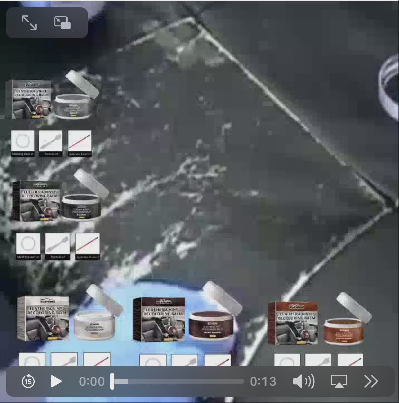 Leather Color Restorer Cream Kit